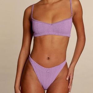 Hunza G Virginia Nile Bikini in Lavender
